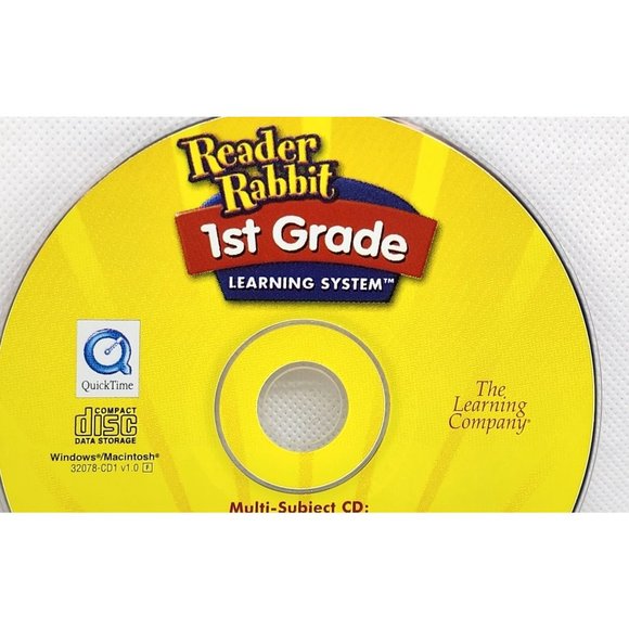Reader Rabbit 1st Grade Learning System The Learning companty Multi-Subject CD - Picture 2 of 5